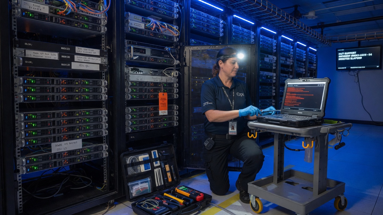 Colocation installation process after ordering