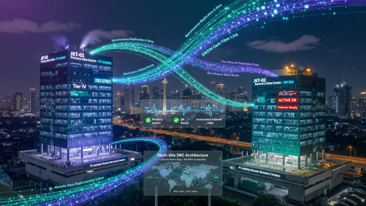 DRC ready connected to multiple data center locations