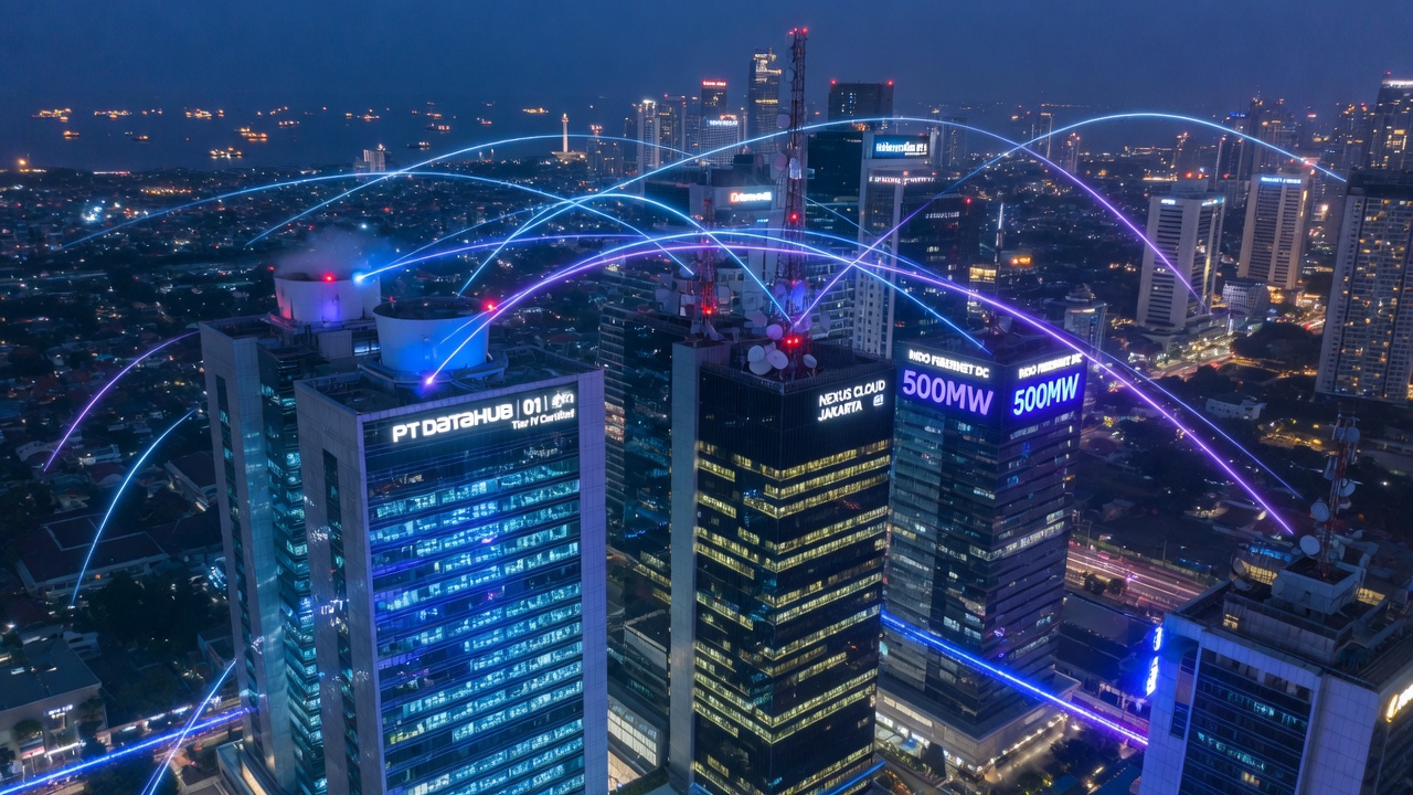 Multiple data center locations across Jakarta