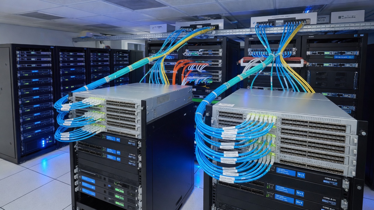 Redundant N+1 network infrastructure in data center