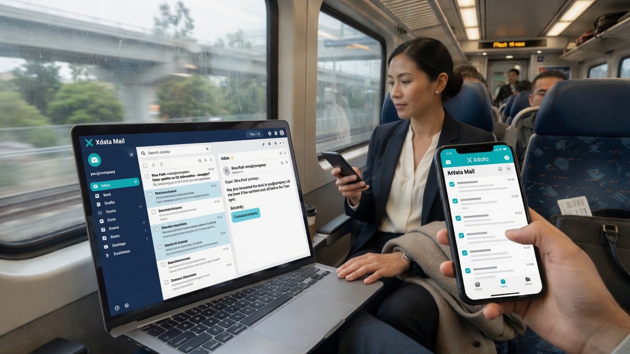 Webmail and mobile access to hosted email