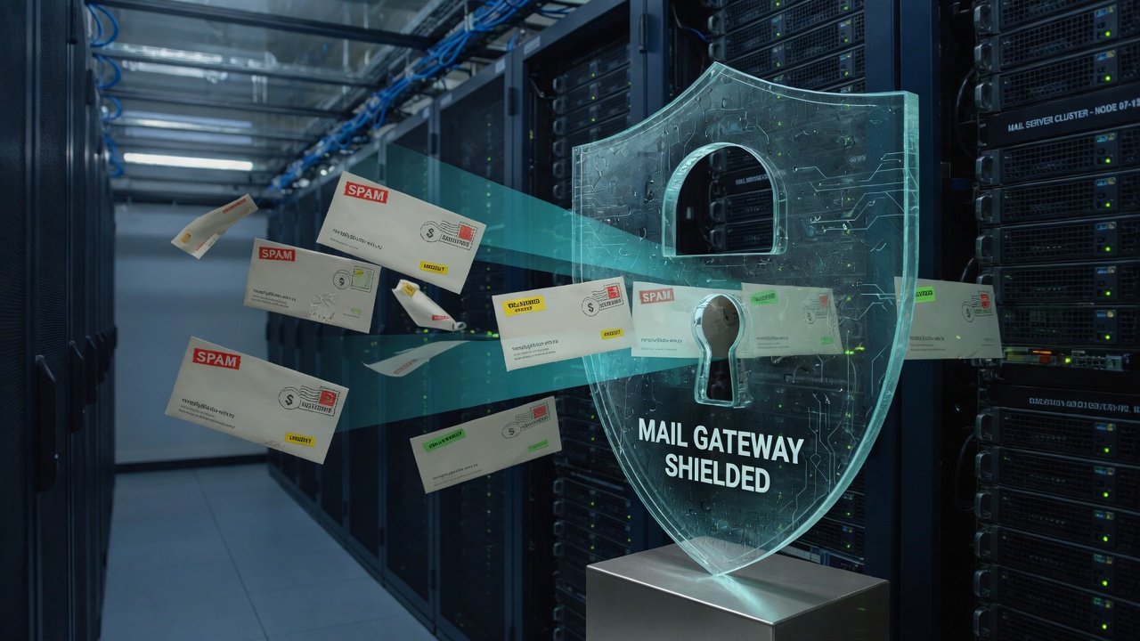 Secure filtered email gateway