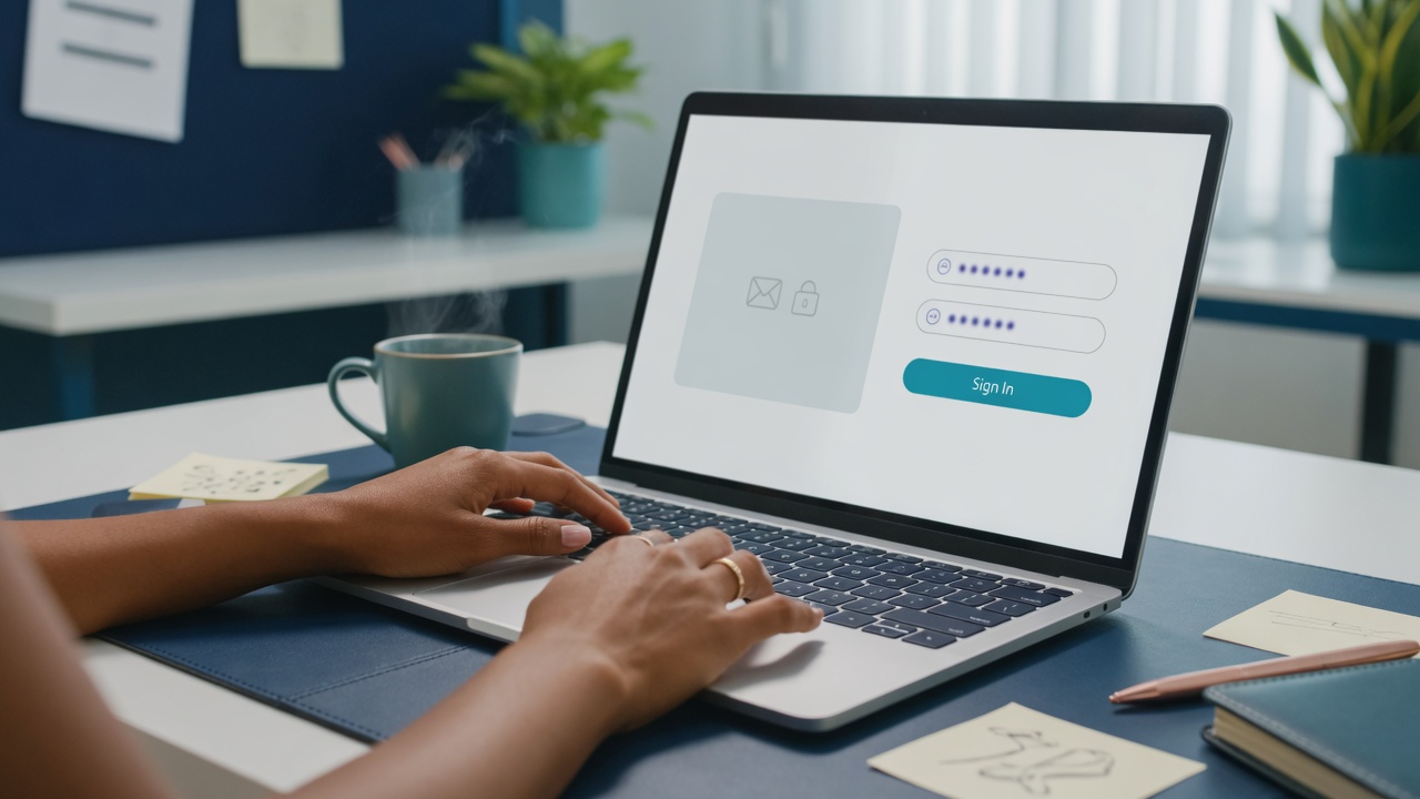 Enter AWS WorkMail email and password